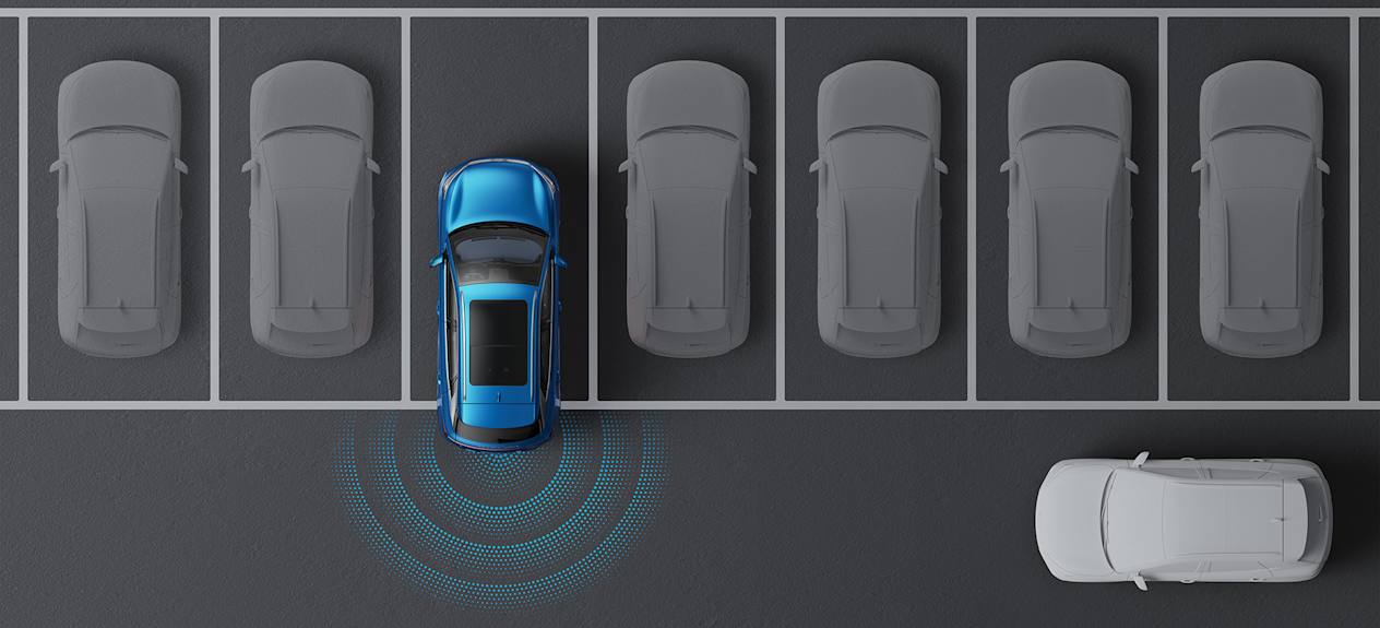 BYD Atto 3 2022 : détection de trafic arrière