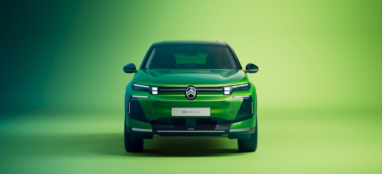 Citroën C5 Aircross 2025 : face avant statique