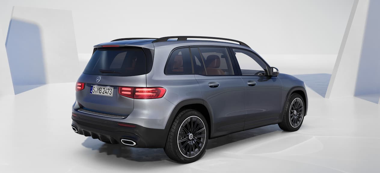 Mercedes GLB 2023 vue 3/4 arrière
