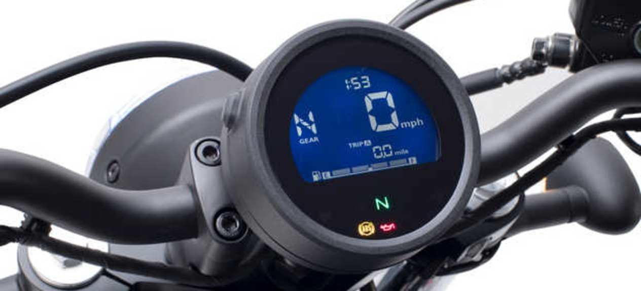 Honda CMX500 Rebel 2024 ecran de bord
