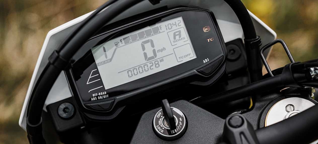 Suzuki DR-Z4S : ecran lcd