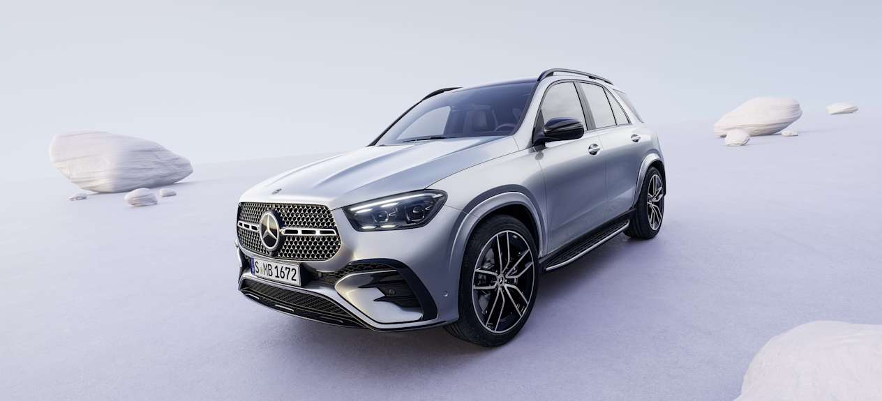 Mercedes GLE 2023 : trois quarts avant