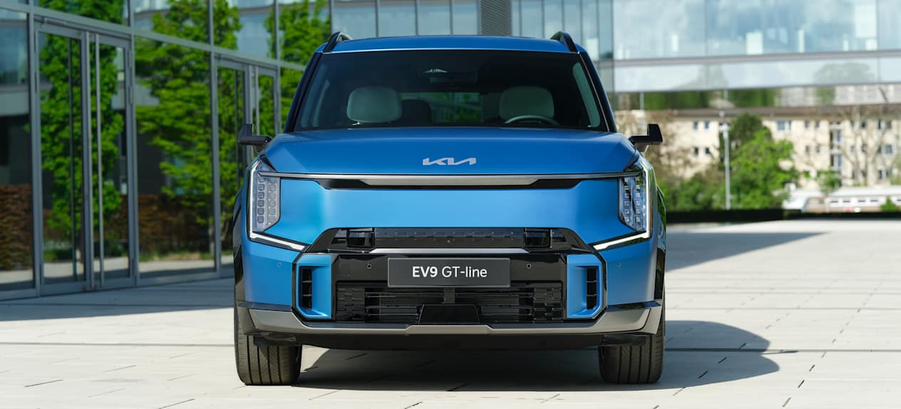 Kia EV9 GT-Line 2024 : face avant statique
