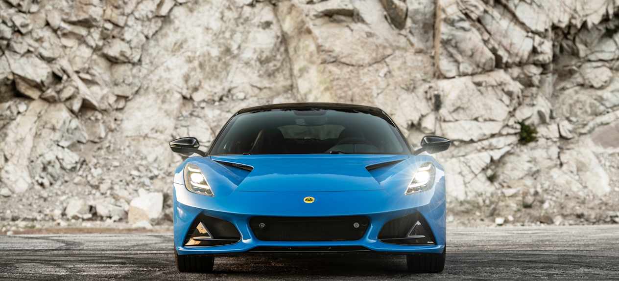Lotus Emira : face avant