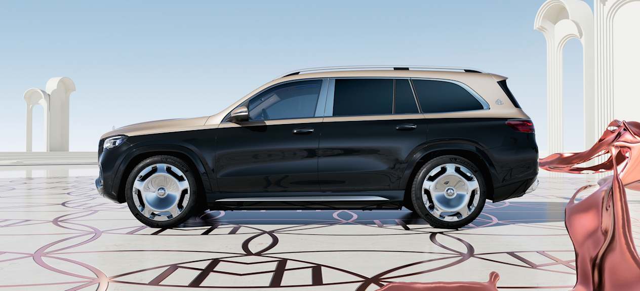 mercedes Maybach gls 2023 profil