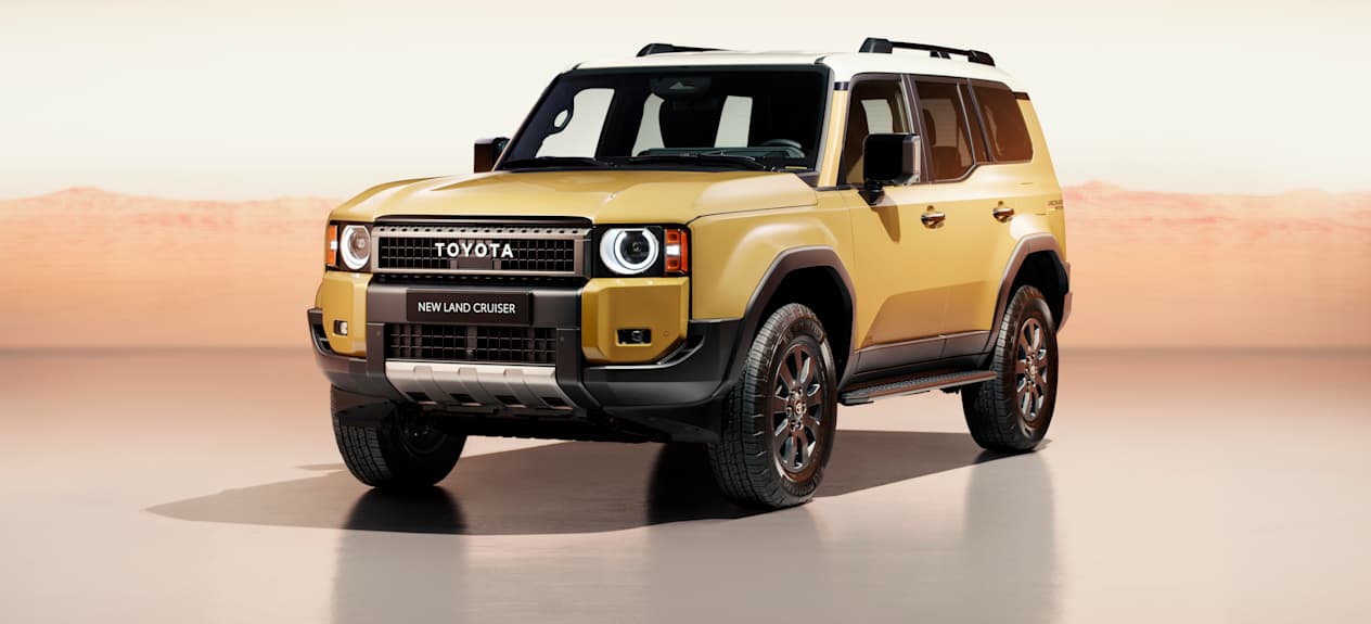 Toyota Land Cruiser 2024 First Edition : trois quarts avant gauche