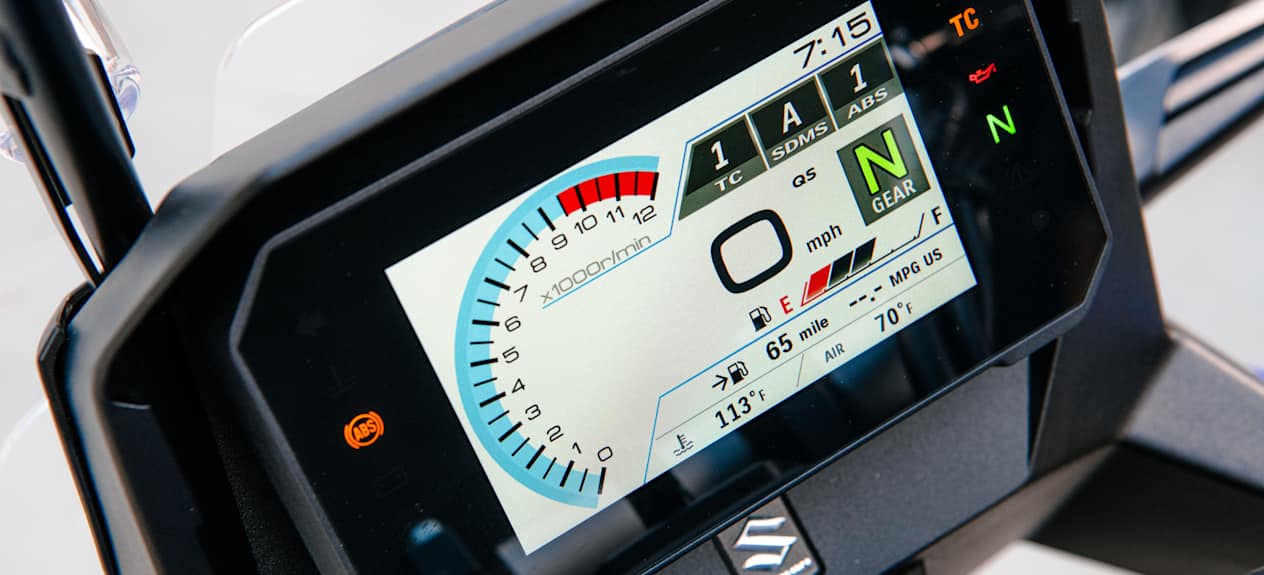 Suzuki V-Strom 800 ecran tft