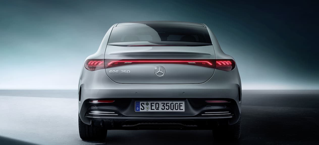 EQE de Mercedes-EQ : Face arrière