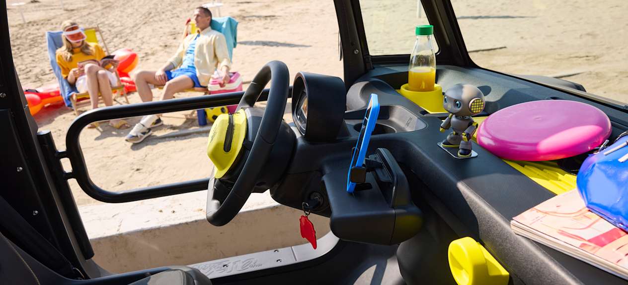 Citroën Ami Buggy Palmeira 2025 : détail planche de bord