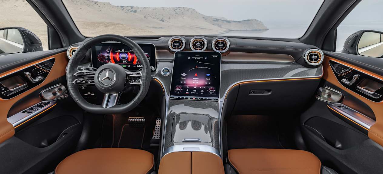 Mercedes GLC Coupé 2023 : intérieur de l'habitacle