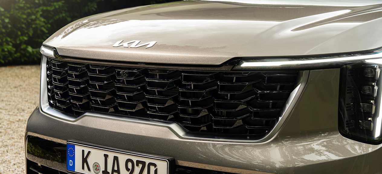 Kia Sorento 2024 : détail calandre