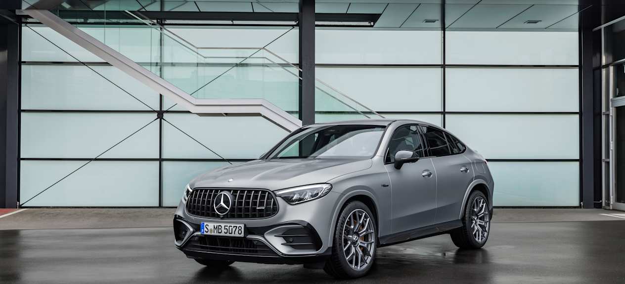Mercedes GLC Coupé AMG : face avant