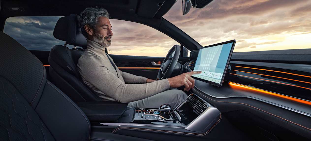 BYD Tang 2024 : utilisation de l'écran tactile
