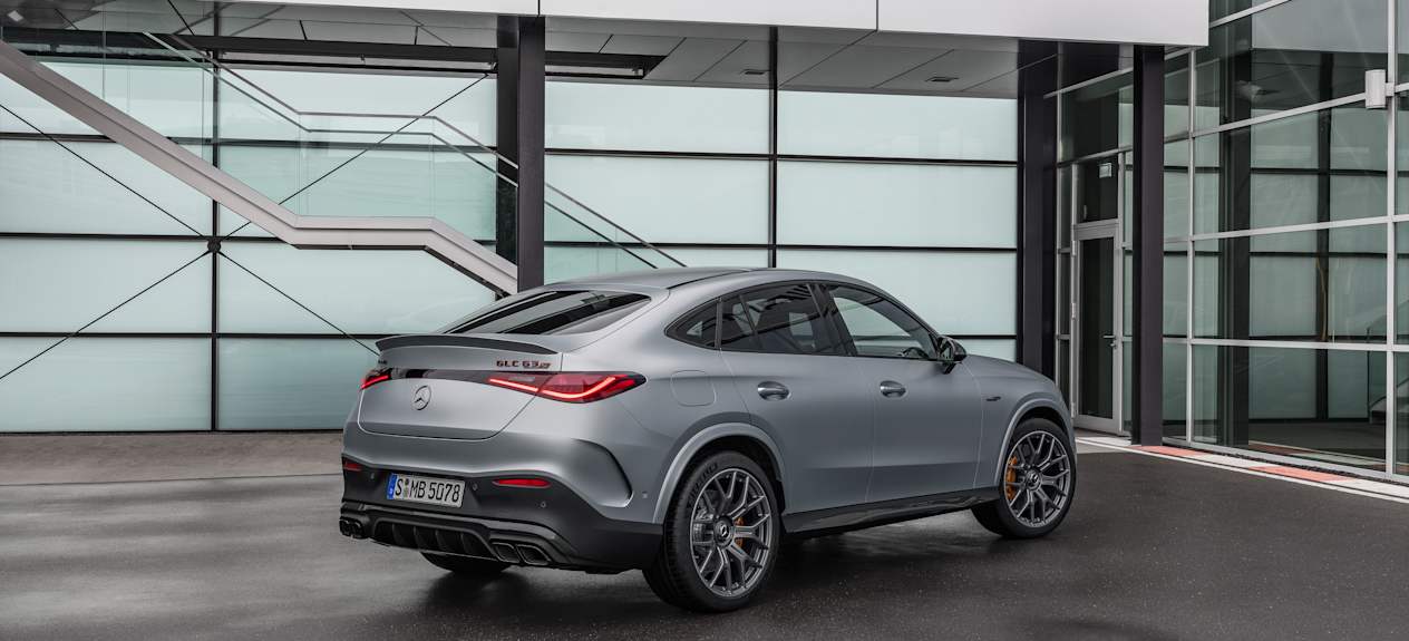 Mercedes GLC Coupé AMG : face arrière