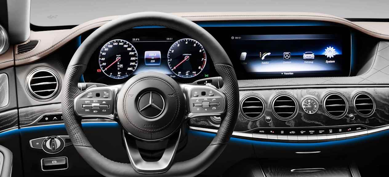 Mercedes Classe S compteurs