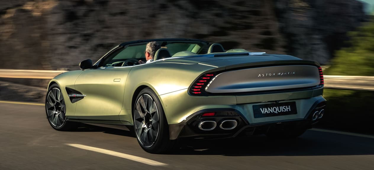 Aston Martin Vanquish Volante : arrière