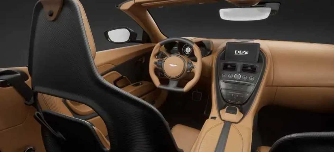 aston martin dbs 770 ultimate volante intérieur