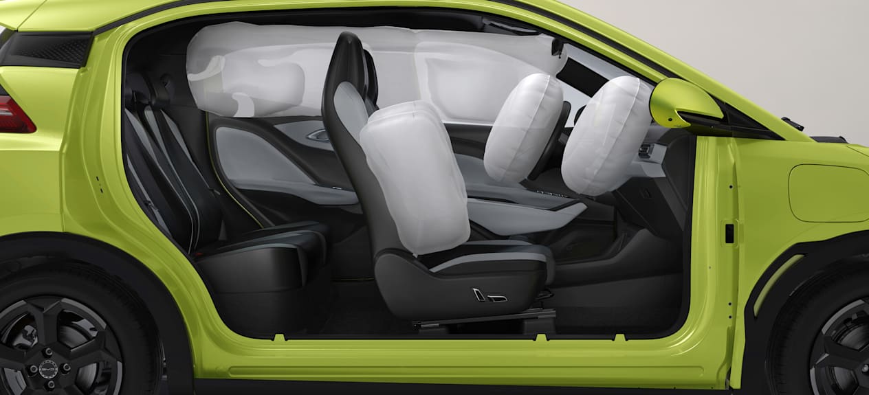 BYD Dolphin Surf 2025 : airbags