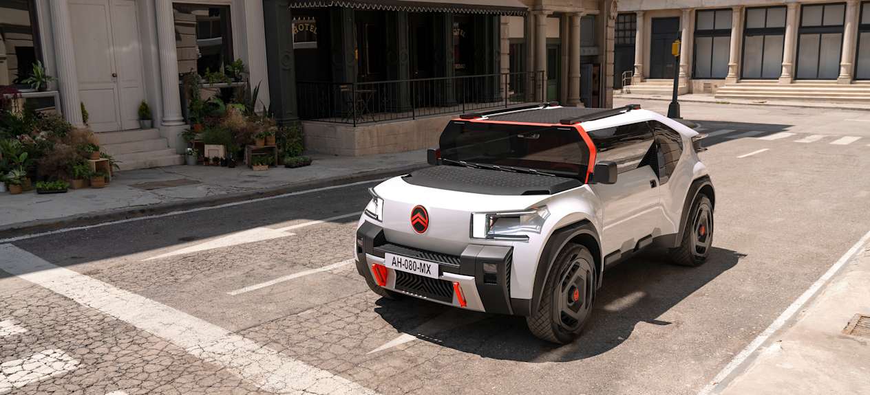 Concept-Car Citroën Oli (2022) : Trois quart avant gauche