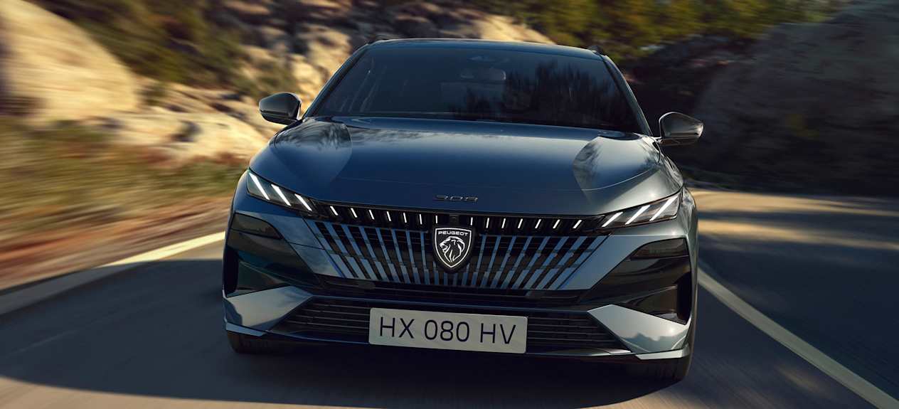 Peugeot 308 sw 2025 : face avant