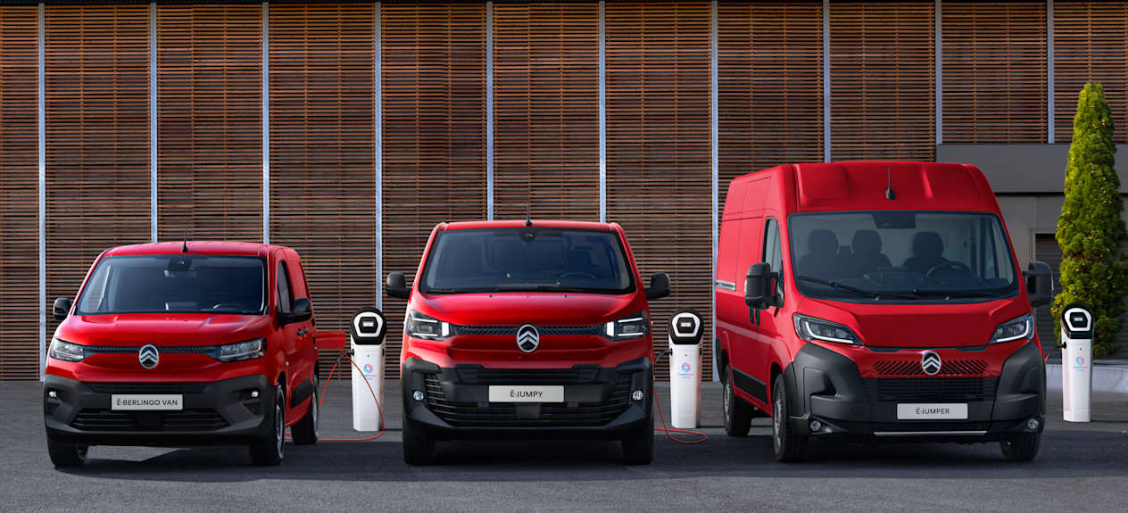 Gamme d'utilitaires Citroën en 2024
