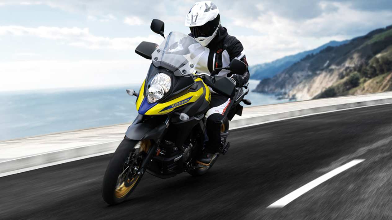 Suzuki V-Strom 650 : virage