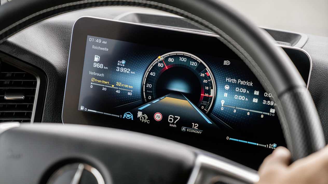 Mercedes-Benz Actros Compteurs