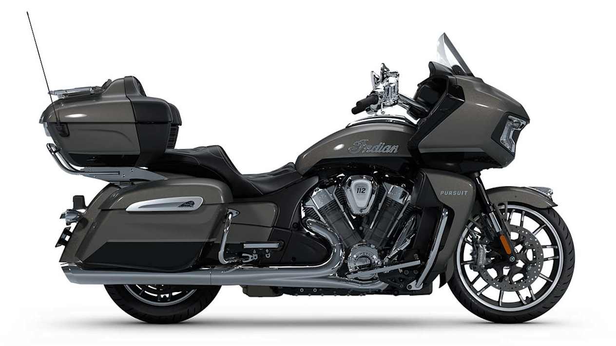 Indian Pursuit limited pack 112 heavy metal black metallic
