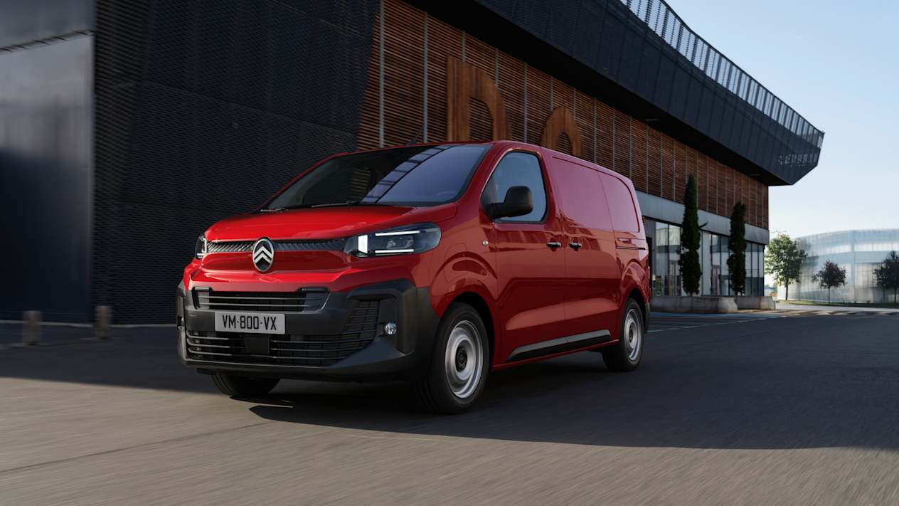 Citroën Jumpy 2024 : trois quarts avant gauche