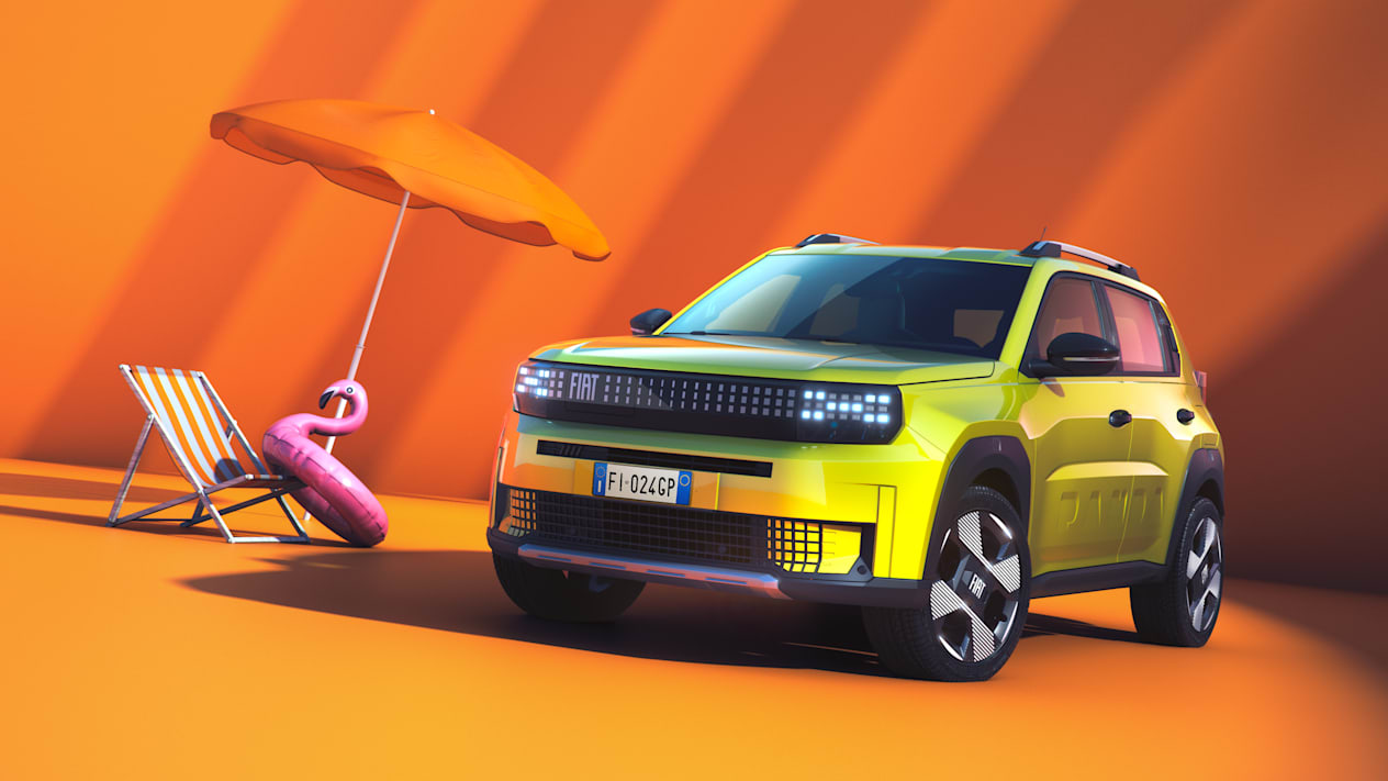 Fiat Grande Panda 2024 : trois quarts avant gauche statique