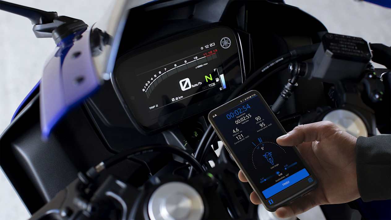 Yamaha R125 2023 écran et application