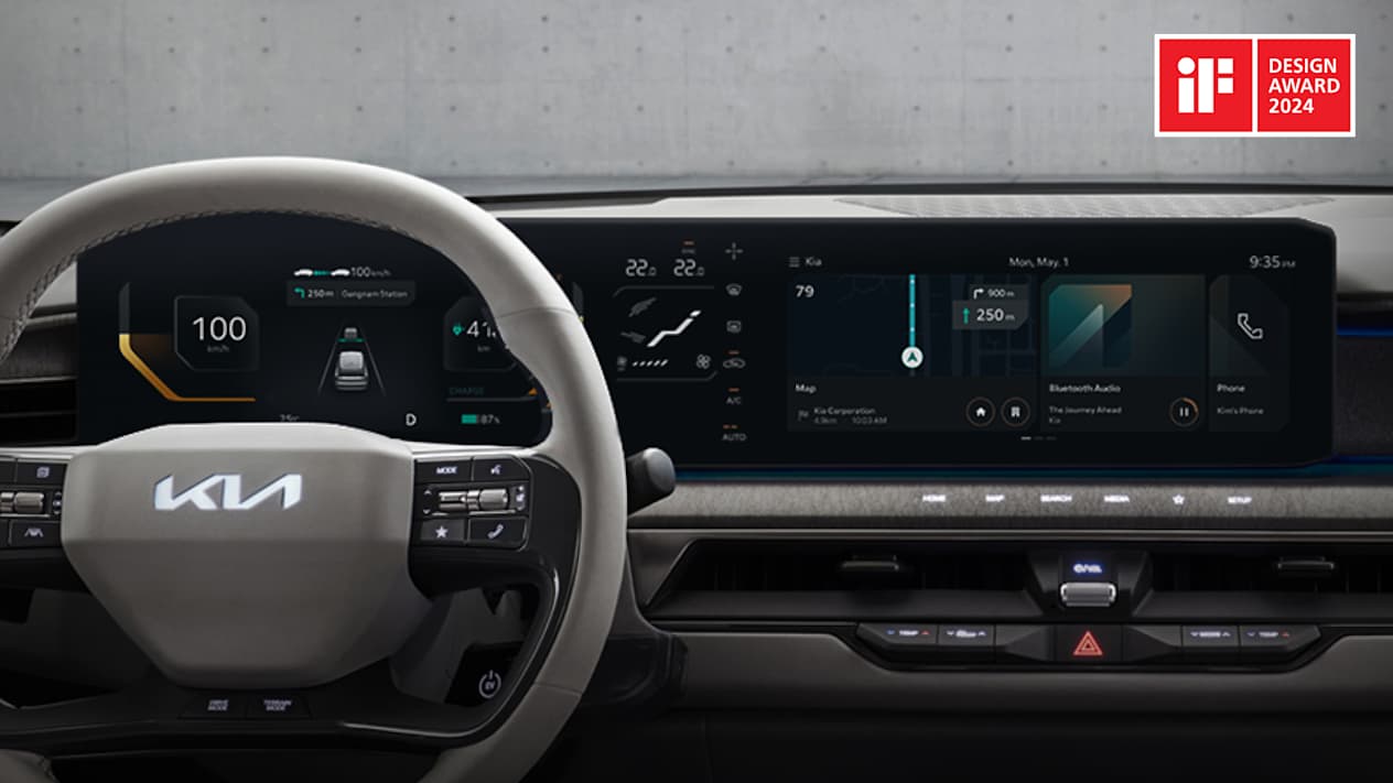 Kia honored at IF awards for EV9