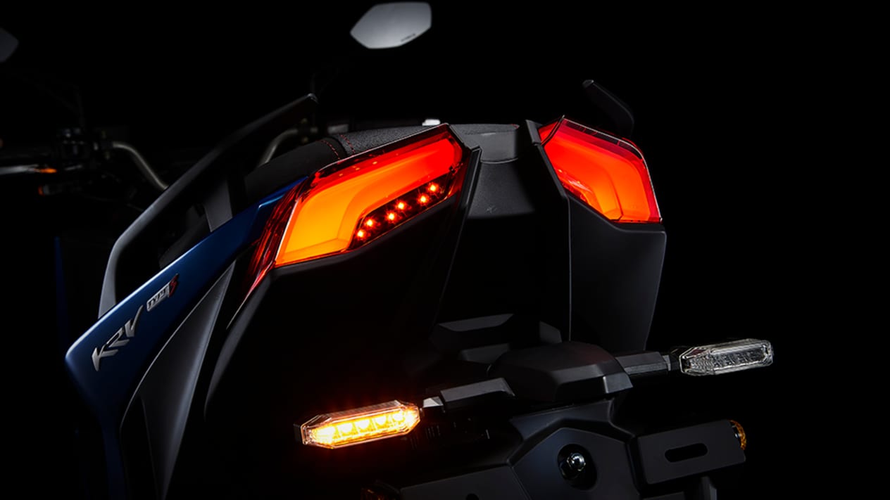 Kymco KRV 200 2024 : détail feux arrière