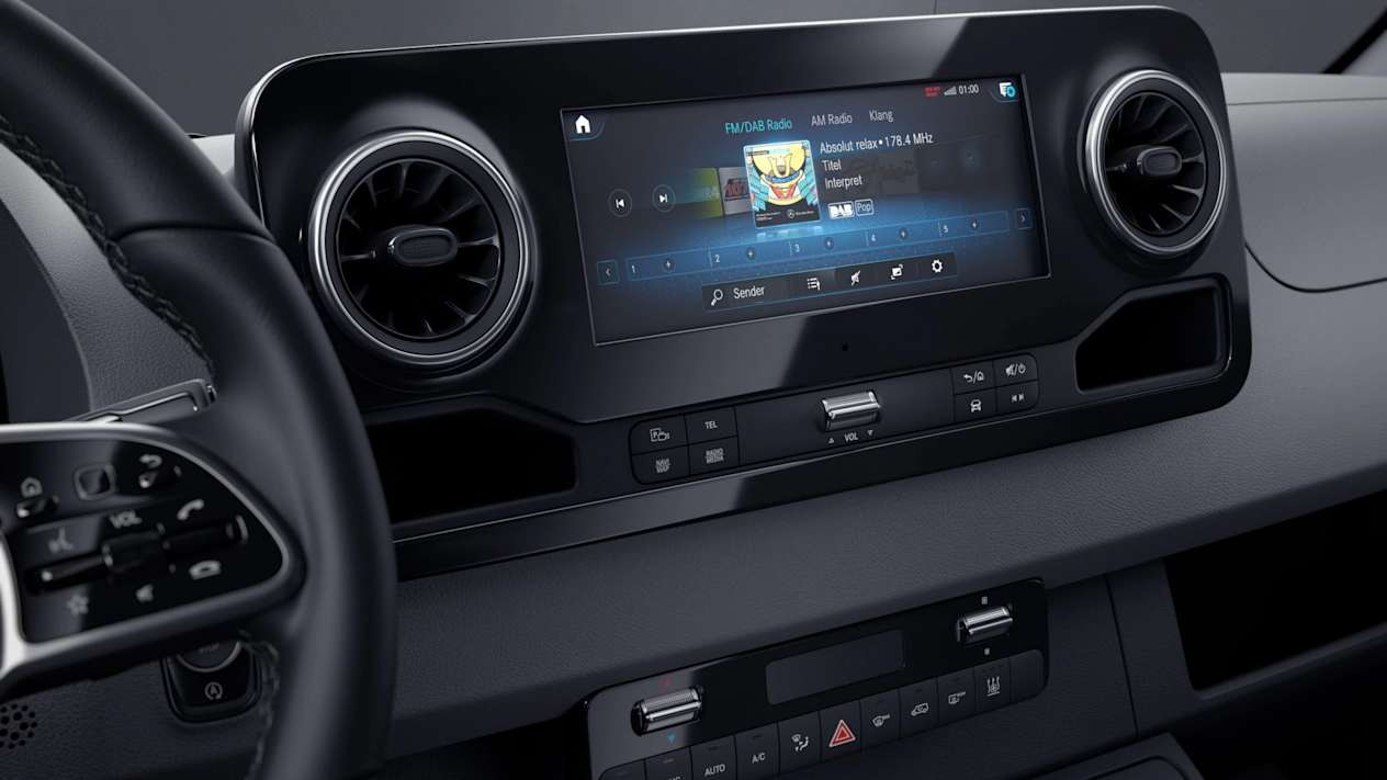 Mercedes Benz Sprinter écran MBUX