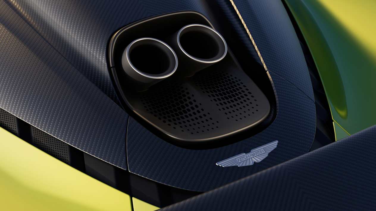 Aston Martin Valhalla 2025 : détail sorties d'échappement