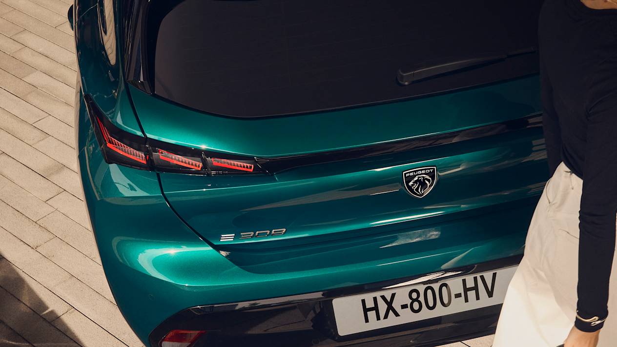 Peugeot 308 2025 : face arriere