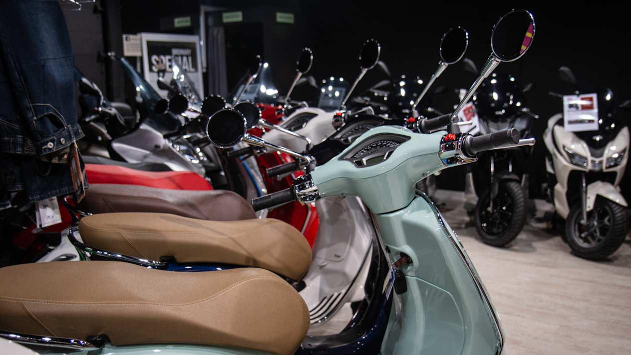 Concession scooters Vespa