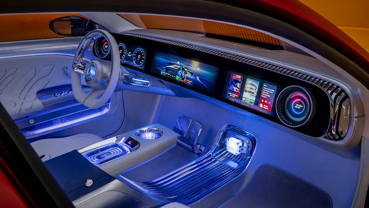 Mercedes CLA Concept 2023 : planche de bord