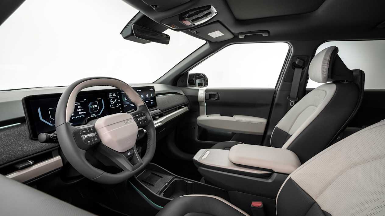 Kia EV3 design revealed interior