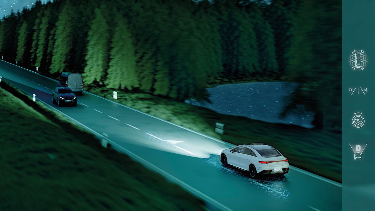 Mercedes EQE Digital Light