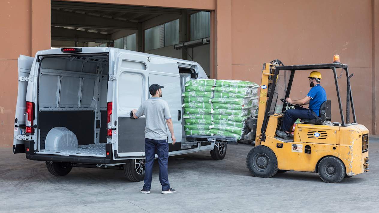 Fiat Ducato chargement europalette