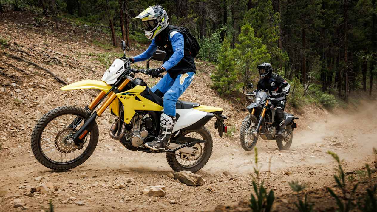 Suzuki DR-Z4S pilotage tout terrain