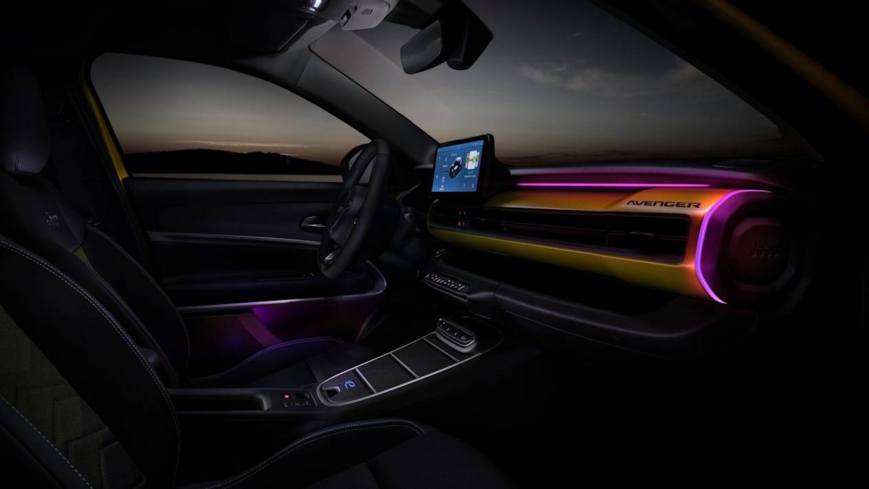 Jeep Avenger 2023 : Eclairage d'ambiance