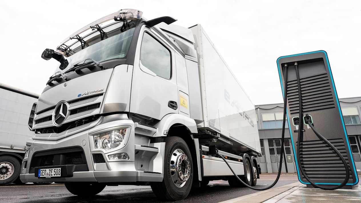 Mercedes-Benz eActros en charge
