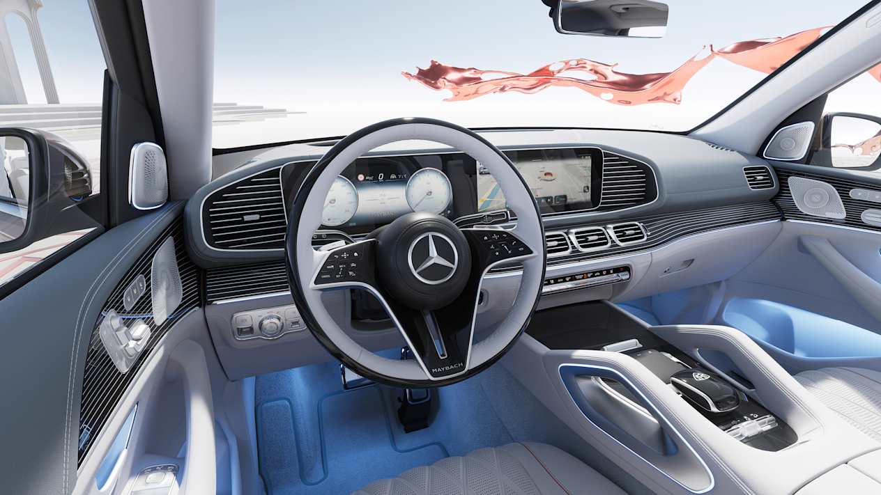 Mercedes Maybach GLS 2023 poste de conduite