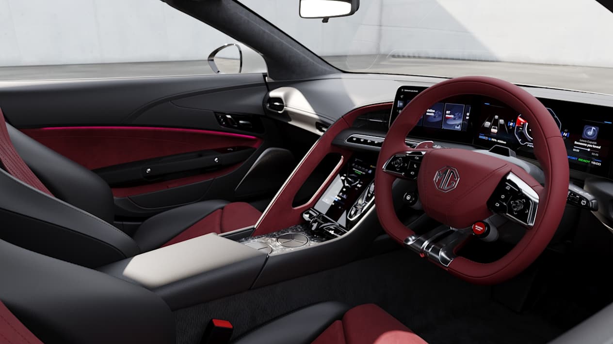 CYBERSTER INTERIOR BLACK RED