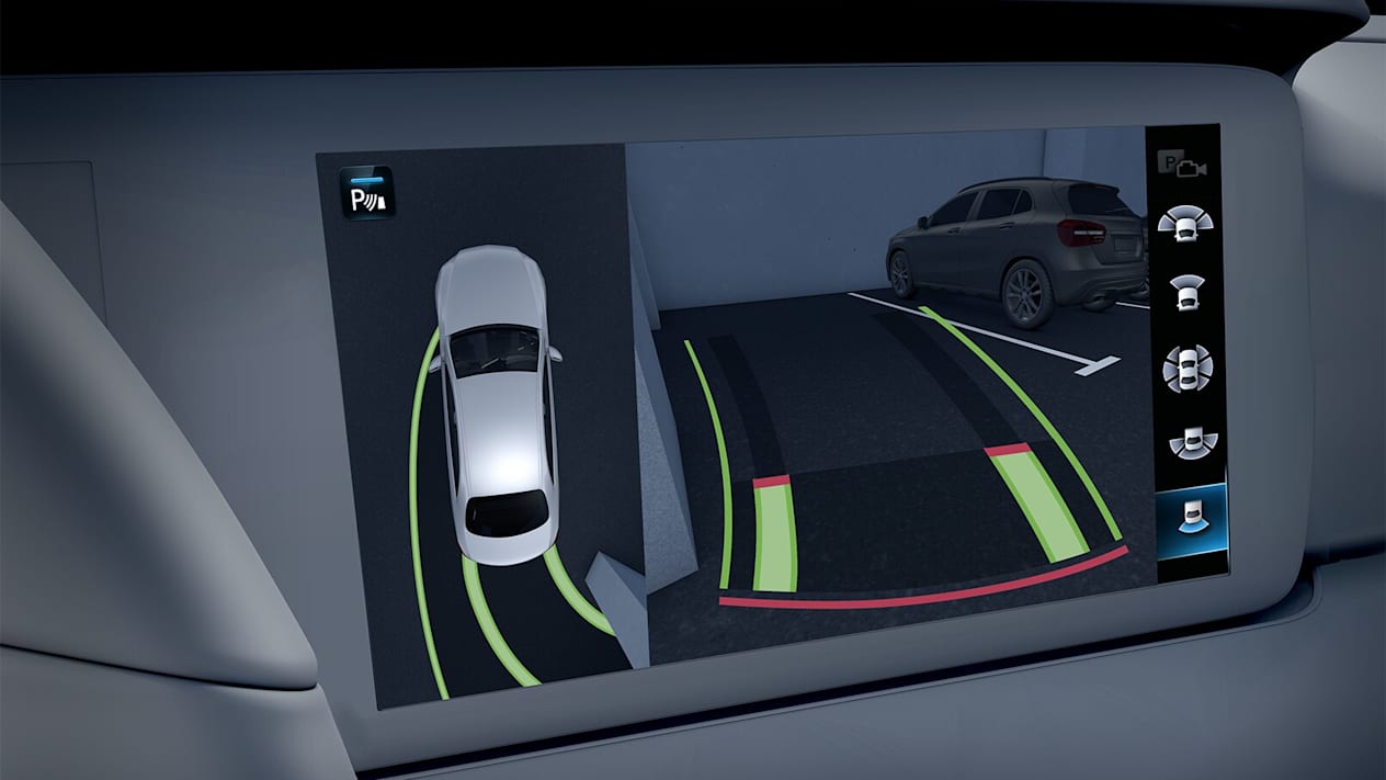 Mercedes GLC 2022 : caméra de recul panoramique