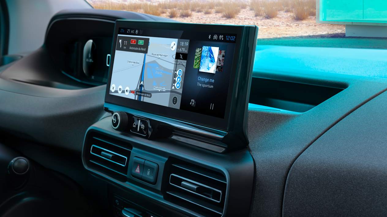 Peugeot Rifter 2024 : écran tactile