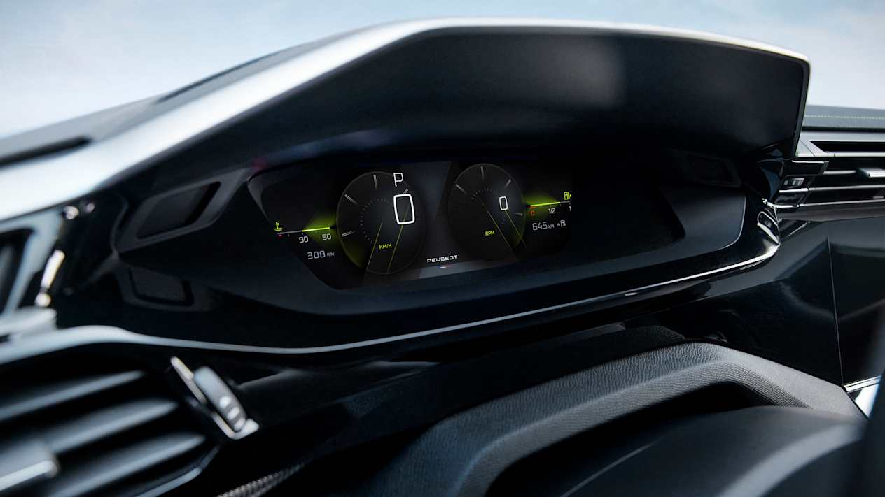 Nouvelle Peugeot 408 : combiné d'instrumentations numérique