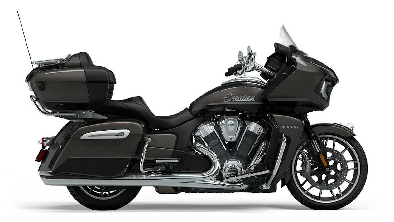 Indian Pursuit limited titanium black